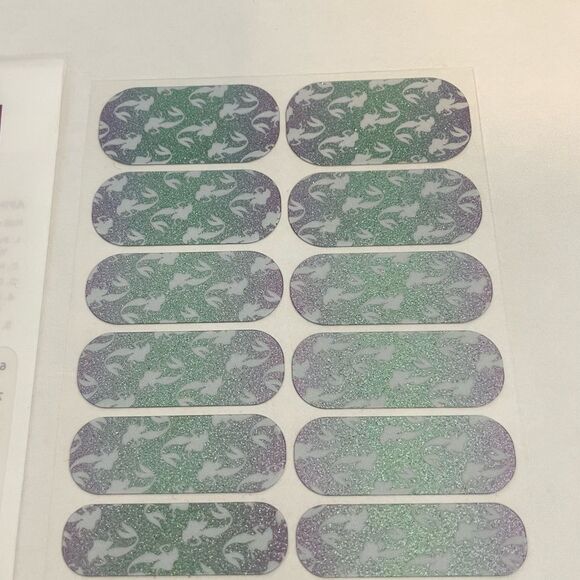 Jamberry Ocean Ombré The Little Mermaid Full Sheet Nail Wraps 61K6 - Picture 5 of 9